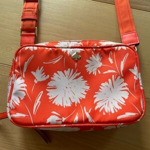 Kate Spade Outlet Orange Floral Crossbody Bag